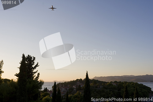 Image of Landing in the sunset