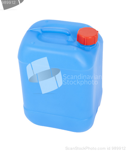 Image of blue canister