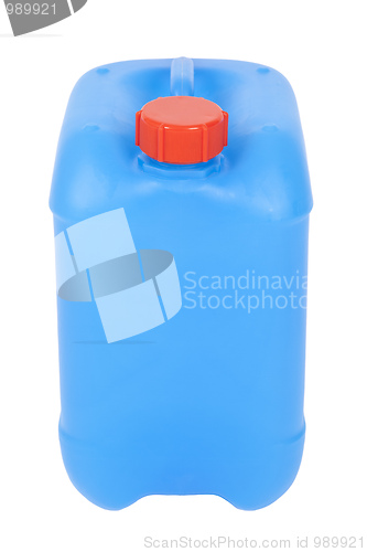 Image of blue canister