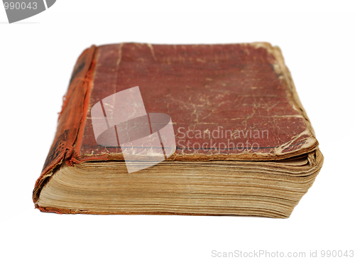 Image of old battered book