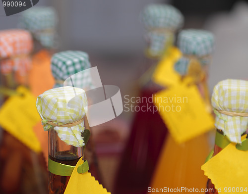 Image of Vinegars bottles