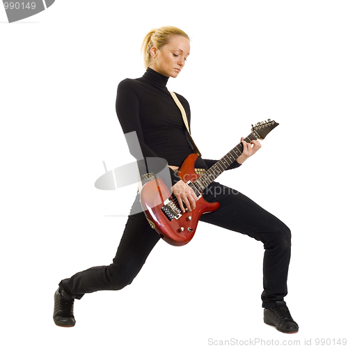 Image of woman guitarist