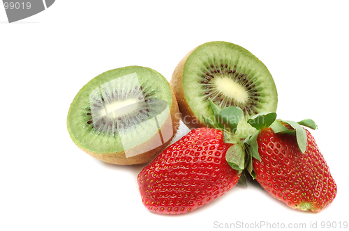 Image of Kiwi and strawberry