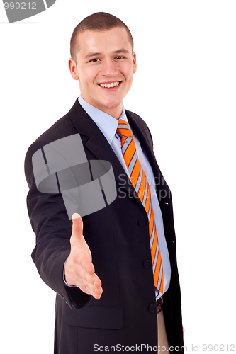 Image of  man ready to set a deal 
