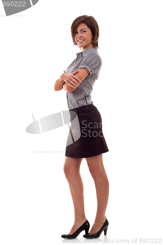 Image of  happy business woman