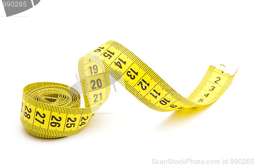 Image of Yellow measuring tape 