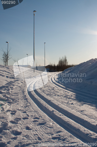 Image of Skiing track