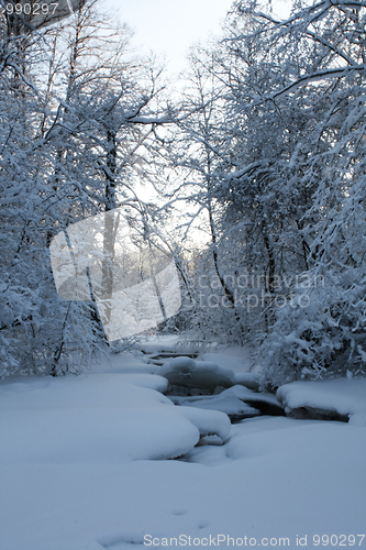 Image of Frozen river