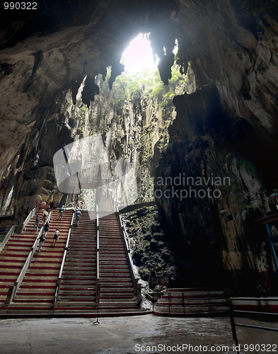 Image of Inside Batu caves in Malaysia
