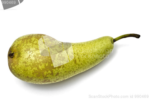 Image of Green pear isolated on white