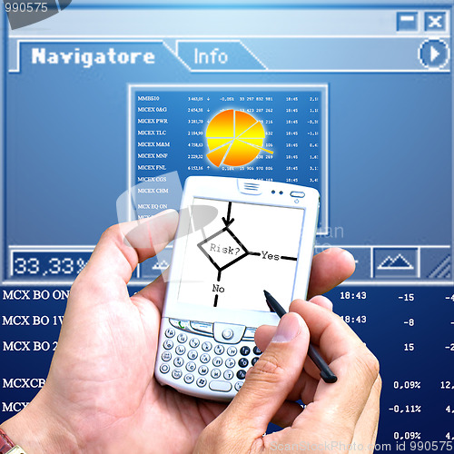 Image of datasheet currency tender upon finance market