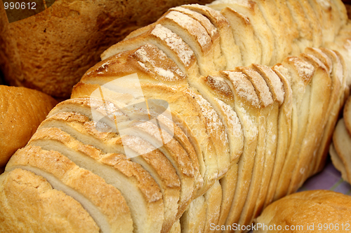 Image of Sliced Bread Background
