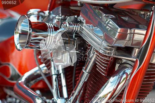 Image of V-2 bike engine