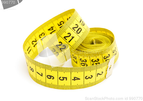 Image of Yellow measuring tape 