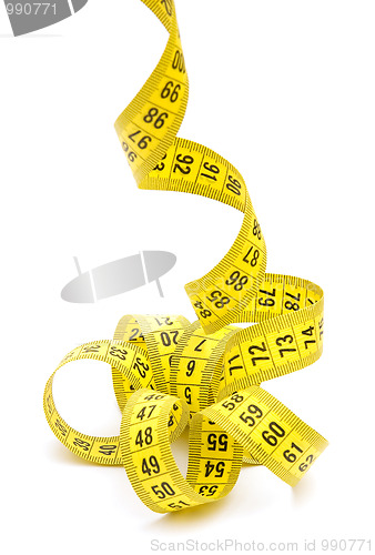 Image of Yellow measuring tape 