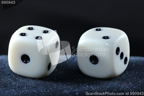 Image of Detail of dice 