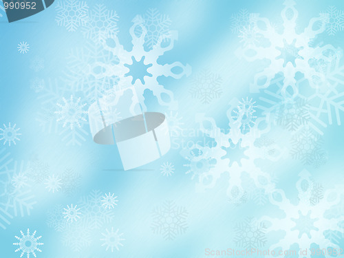 Image of Snowflake background