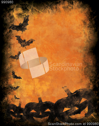 Image of Grunge halloween background