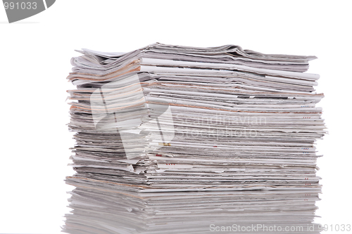 Image of Stack of newspaper
