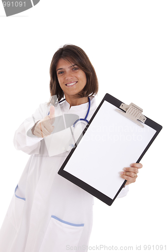 Image of Friendly female doctor