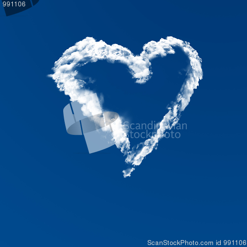 Image of Cloud heart shape