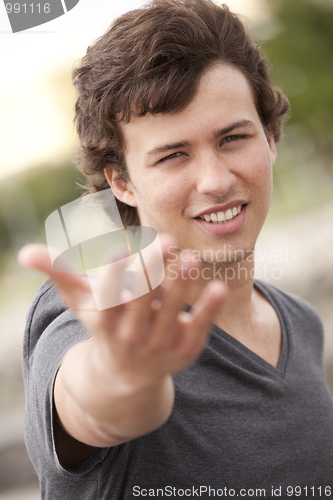 Image of Happy young student