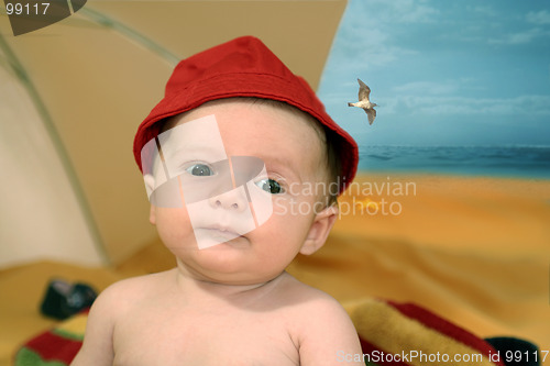 Image of Baby At The Beach