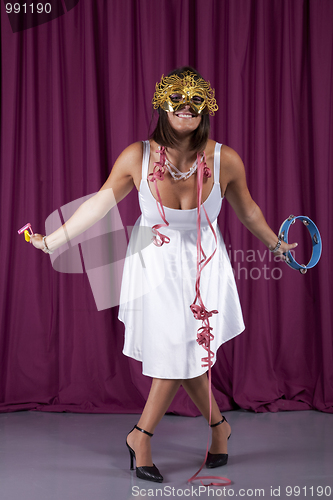Image of Mysterious sexy woman