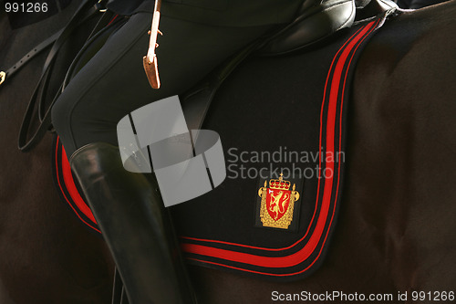 Image of Police saddle