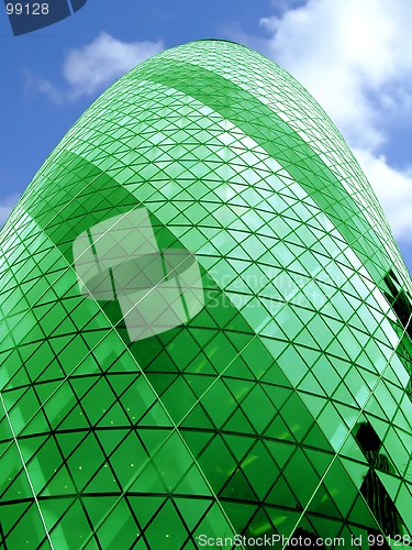 Image of Bullet building alone green