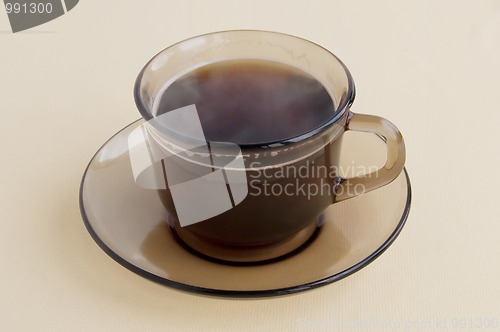 Image of A cup of brown glass