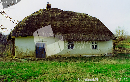 Image of Log hut about 18 centuries of construction 