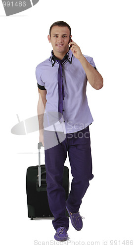 Image of Casual man on the phone