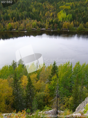 Image of Autumn mountain landscape