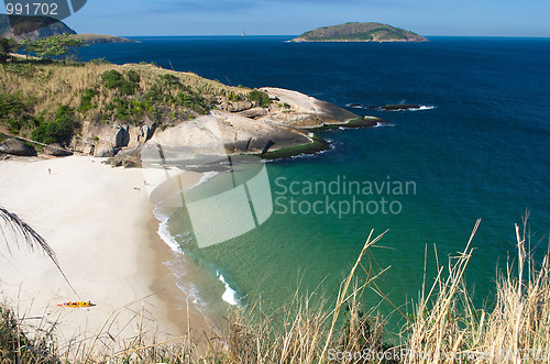 Image of Crystalline desert beach in Niteroi, Rio de Janeiro, Brazil