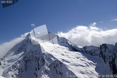 Image of High mountains. Caucasus, Dombay.