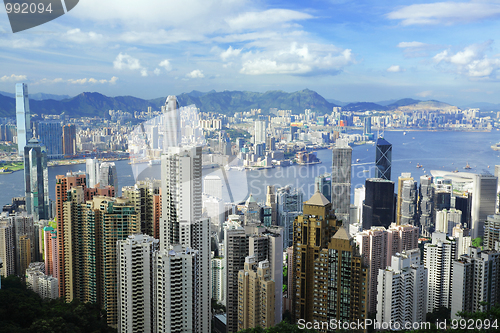 Image of Hong Kong view from the peak