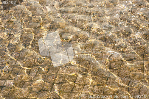 Image of swimming pool water texture