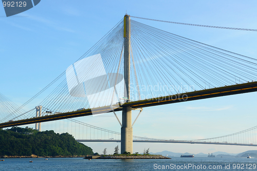 Image of Ting Kau Bridge in Hong Kong