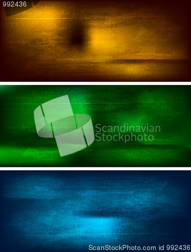 Image of Set of textural banners