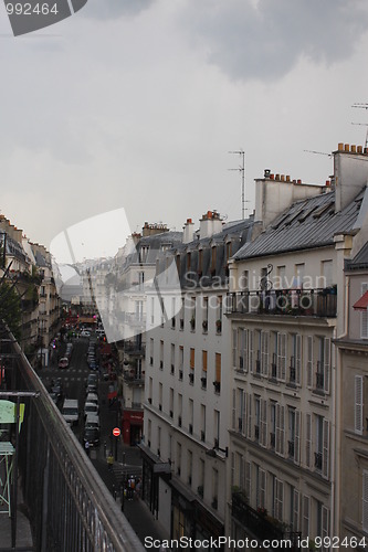 Image of View from a hostel in Paris