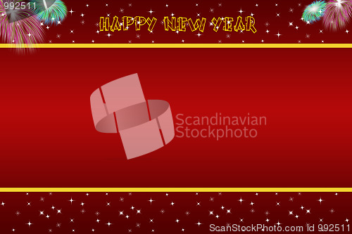 Image of abstract background of happy new year 