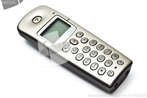 Image of wireless telephone isolated on white 