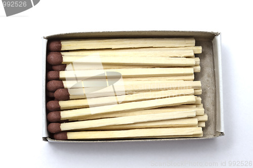 Image of A box of matches isolated on white 