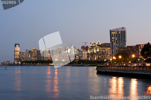 Image of Jersey city downtown
