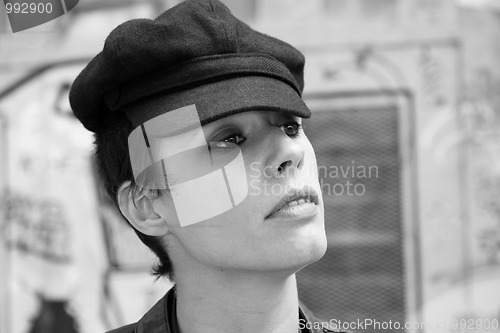 Image of Woman with a cap