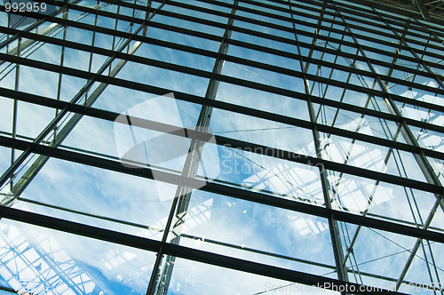 Image of Glass windows centre business