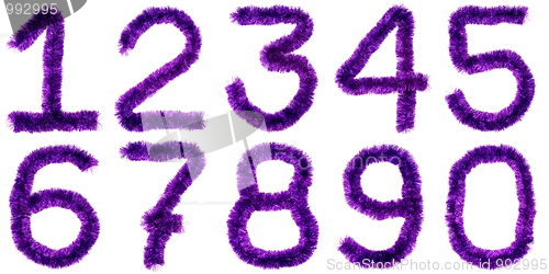 Image of Violet digits