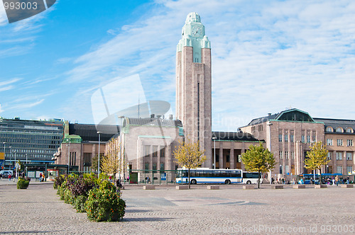 Image of Railway station in Helsinki. Finland