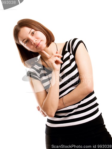 Image of Dreaming girl